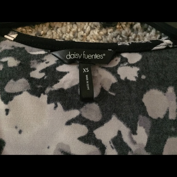 Black Floral Blouse - Picture 2 of 4